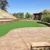 Putting Greens Mount Prospect Illinois Fake Grass Back Yard