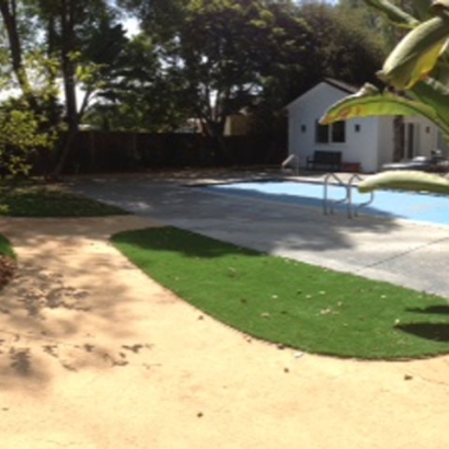 Installing Artificial Grass Wauconda, Illinois Landscaping, Backyard Pool